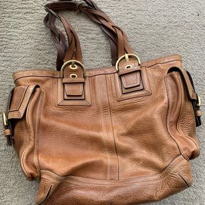 Coach legacy tote - cognac